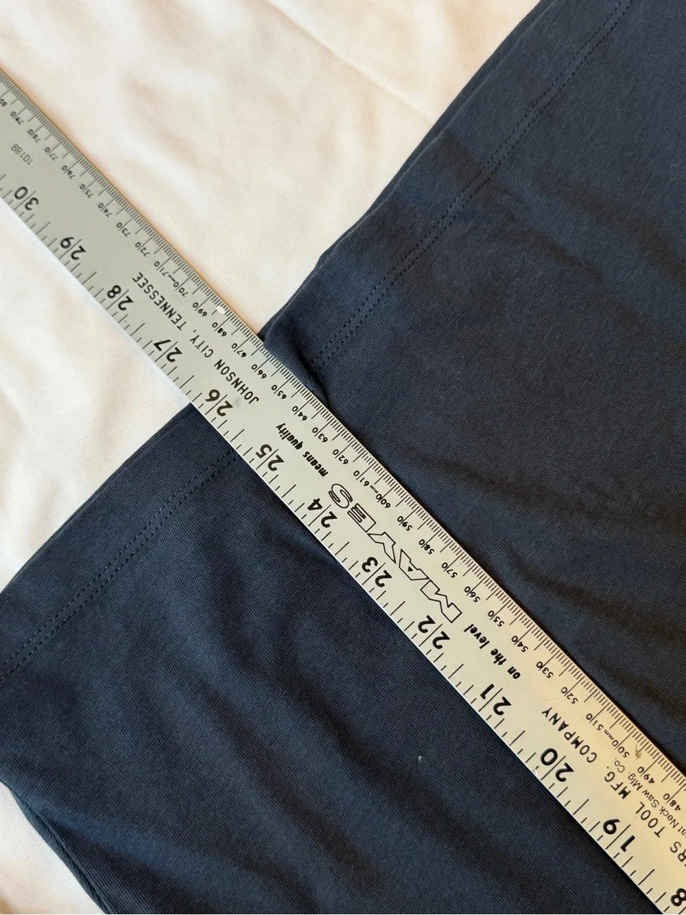 J. Crew Men's Long-Sleeve Crewneck Tee in Navy Blue